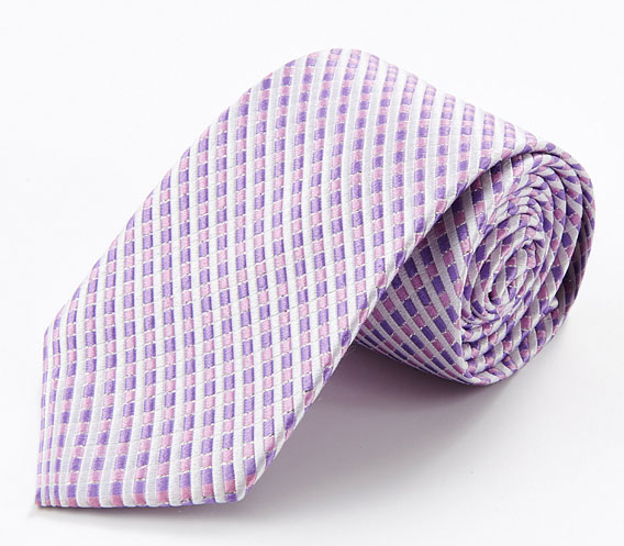 粉色系真丝领带